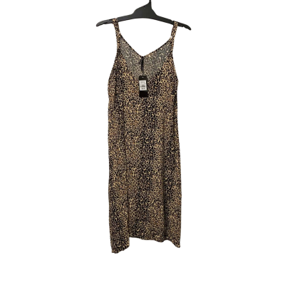 Crossroads Womens  Size 10 Casual Dress / Shoestring Strap Dress Animal print 
