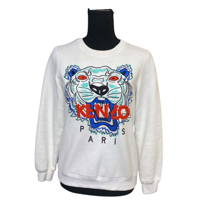 Kenzo White Sweatshirt Size S