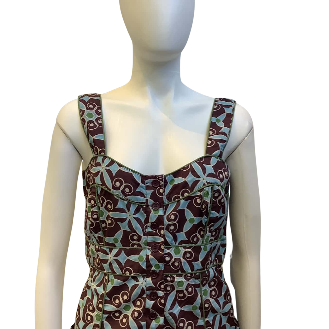 Boom Shankar Size 10 Womens Patterned Mini Dress Multicoloured(s)