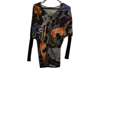 Didier Parakian Women's   Long Sleeve Top Multicoloured Size 38
