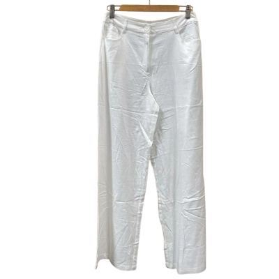 Glassons Wide Leg White Pants Size 8 