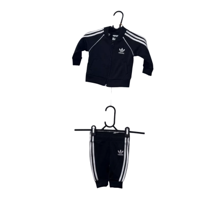 Kids Adidas Black 2 Piece Set Size 0-3m