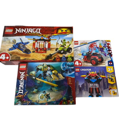 4 Sealed Lego Boxes