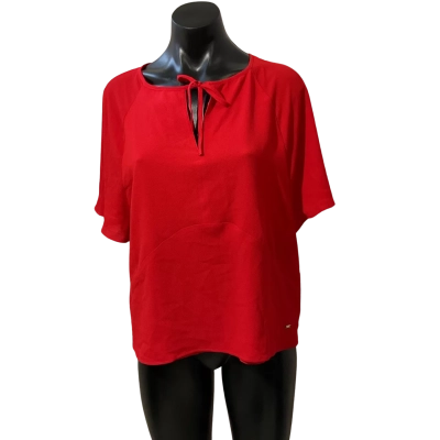 Tommy Hilfiger Womens  Size M Blouse Red 