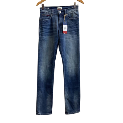 Brand New Tommy Jeans Mens  Size W28 L32 Slim Scanton Jeans Mid Blue 