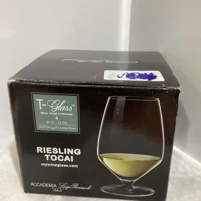Luigi Bormioli T-Glass Stemless Reisling Tocai Glasses, set of 4