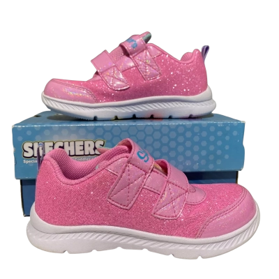Toddlers Pink Skechers Kids  Size 10 Sneaker Shoes 