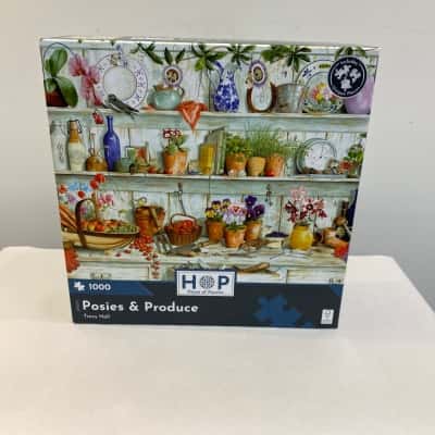 House of Puzzles Posies & Produce Tracy Hall BNWOT