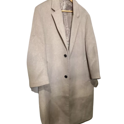 Giordano Womens  Size M Trench Coat Brown 
