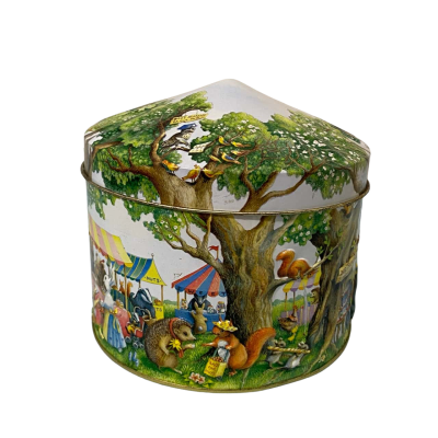 Churchills Woodland Fair Cannister with Lid - Empty