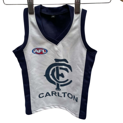 Carlton football club jersey  Kids  Size XS 