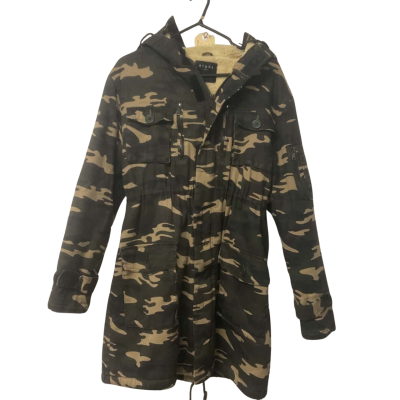  Womens  Size L Winter Long Sleeve Jacket -Camouflage Print