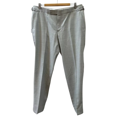 BNWT Suit Supply Mens Size 42 Grey Wool Pants 