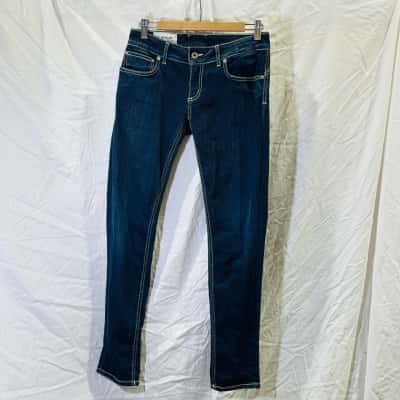  DONDUP Size 6-8 Tapered Leg Jeans Blue 