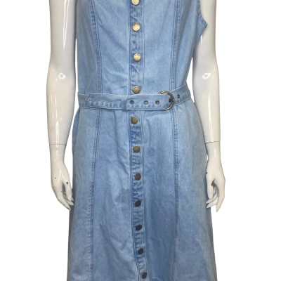 Gorman Womens  Size 14 Midi Dress Blue Denim