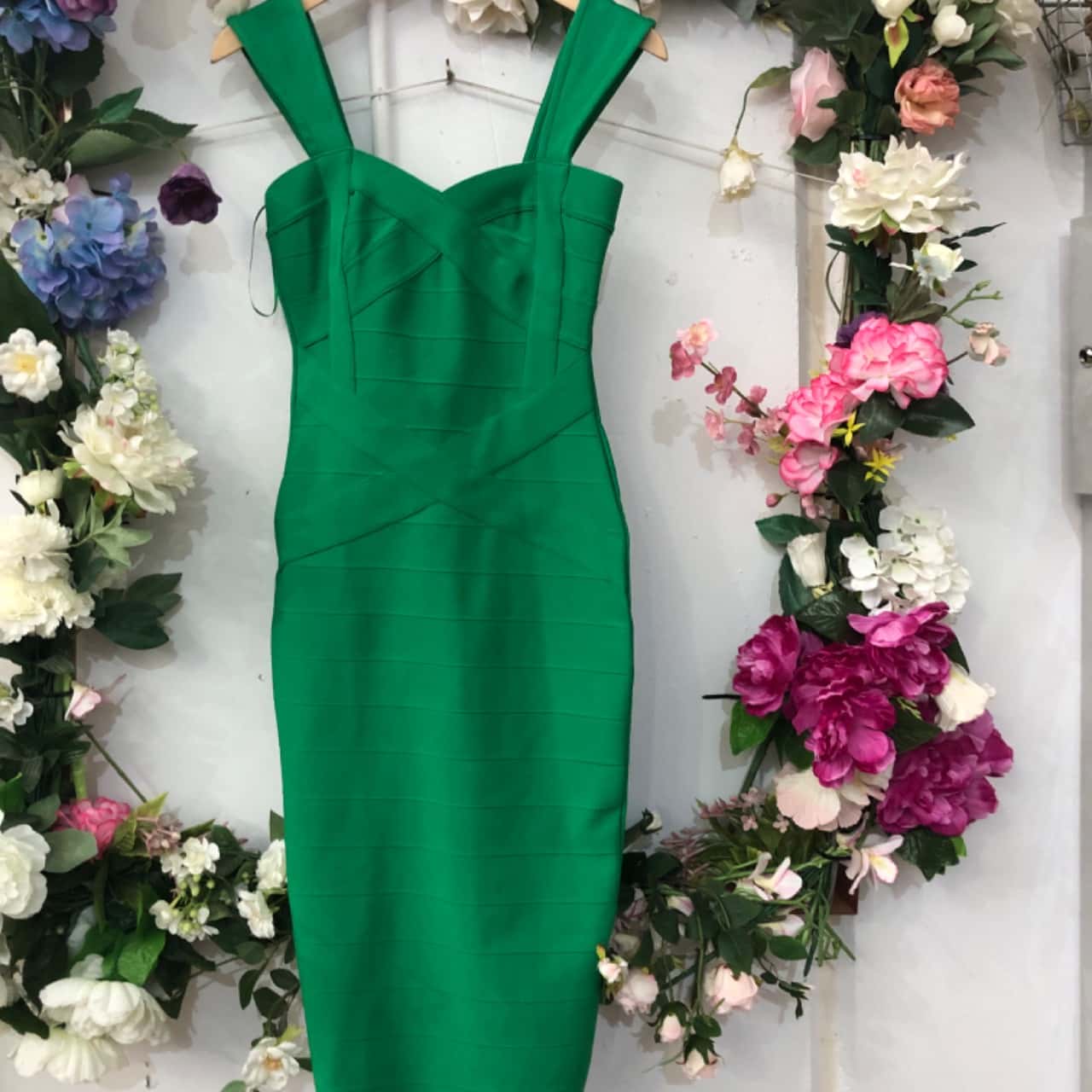 lipsy london green dress Sofia Collections Women's Dress Rosali / One Size -