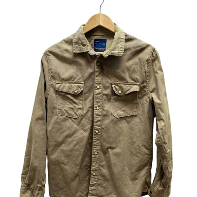 Zara Man Mens Size M Khaki Shirt