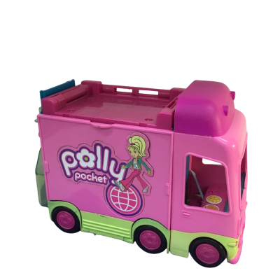 Mattel Polly Pocket TripleDecker Bus Play Set as pictured