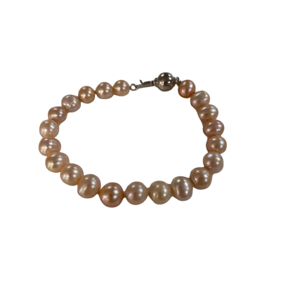 Cultured Pearl Look Bracelet 