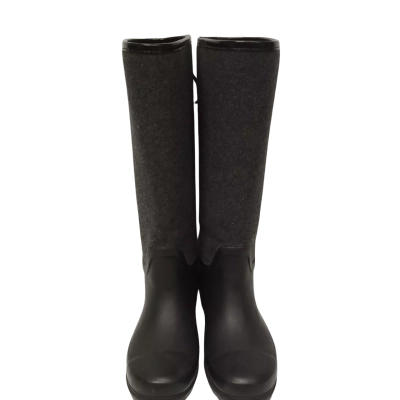 Womens Nine West Black Rain Rubber Boots Lace Up Size 6 