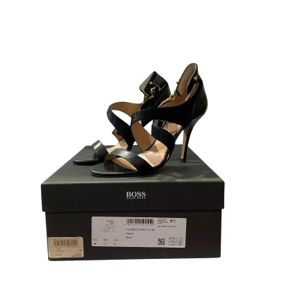 Hugo Boss Womens  Size 8 Heels Black  