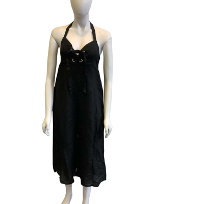 BNWT Billabong Women's Size 10 Lace it Up Jumpsuit Black  