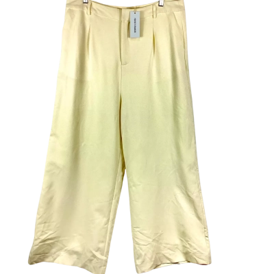 Perfect Stranger Luca Straight Leg Tailored Pants - Cream Size 18