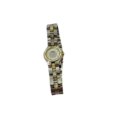 Vintage Pulsar Ladies Two-Tone Quartz Wristwatch – Stainless Steel Back