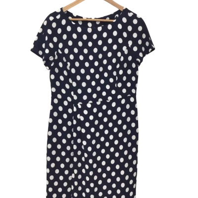 David Lawrence Womens  Size 12 Blue / Pattern / White 