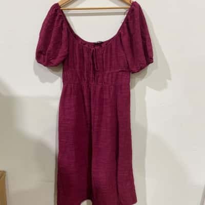 Jay Jays Womens  Size 18 Off The Shoulder Dress / Short Sleeve Dress  Pink  