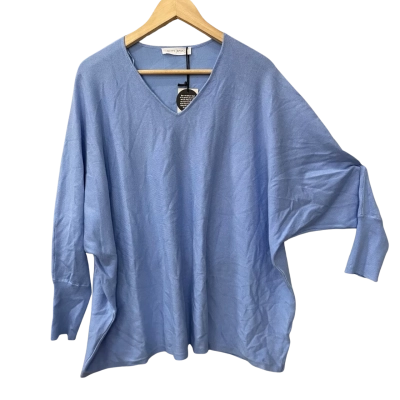 Betty Basics Womens  Size 22 V-Neck Jumper Blue 