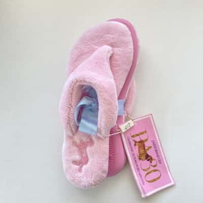 Peter Alexander Dusty Pink Slipper Size M 