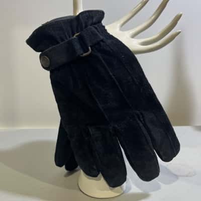 Mens Perry Ellis Leather Gloves
