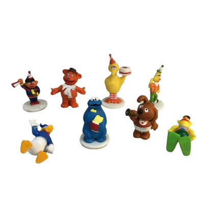 Assorted Sesame Street Cake Toppers/ Figures Approx 4 x 6 cm
