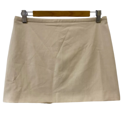 Kookai Womens  Size 8 Mini Skirt Beige 