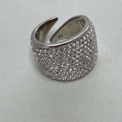 925 Sterling Silver Wide Band Ring