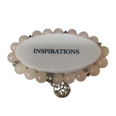  Crystalcarvings Rose Quartz Bracelet Approx 7.5cm diameter 