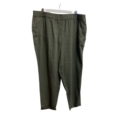 Autograph Womens  Size 20 Wide Leg linen Pants KHAKI