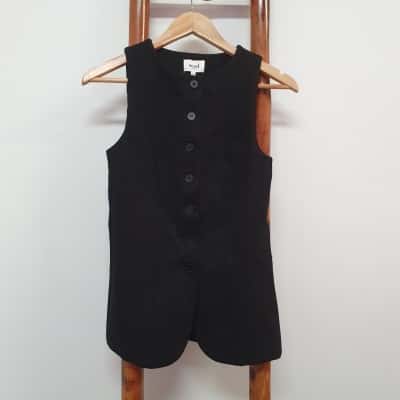 Seed Heritage Women's Size XXS Black Sleeveless Top - New With Tags
