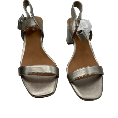 BNIB Top End Womens Sandals Size 40 Silver Heels