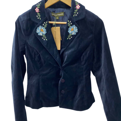 Princess Highway Womens  Size 8 Blazer Navy Blue 