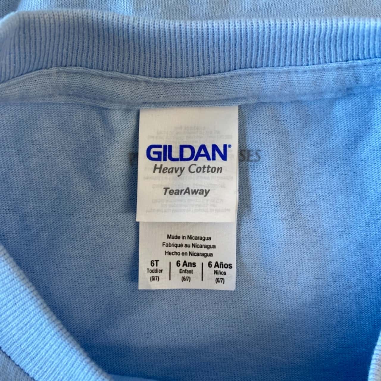 Gildan Kid's Size 6 Blue Mediterranean T-Shirt - New With Tags(s)