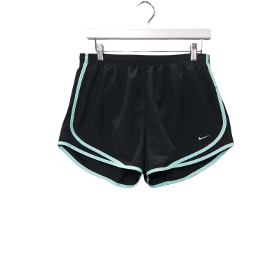 Nike Women's Size L Gym Shorts Black  / Teal 