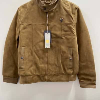  Mens  Size XL Front Zipper Beige 