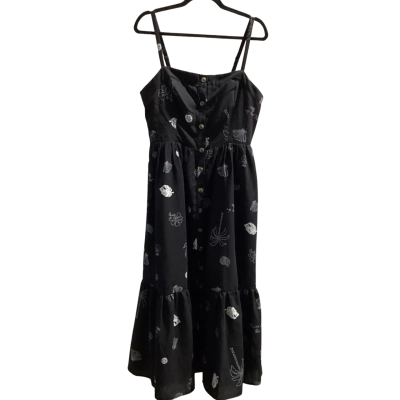 Dotti Womens  Size 16 Maxi Dress Black  / White  RRP $99.95