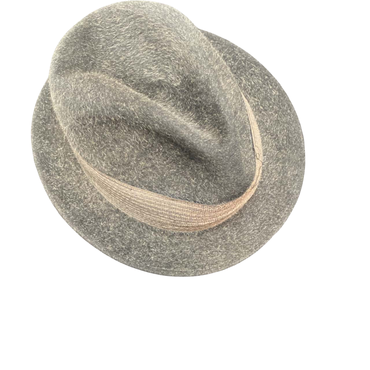 Mohair Mens Hat Brown / Grey (s)