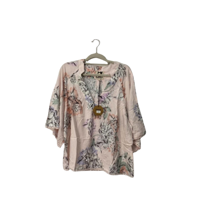 BNWT Jaase  Size XL Floral / Pink  3/4 sleeve top