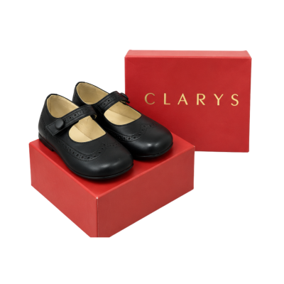 Clarys Kids Navy Mary Jane Shoes Size 4 BNWT