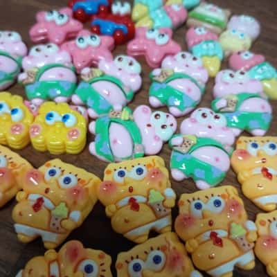 Spongebob Squarepants Assorted Flat Charms x 31