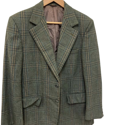 Fletcher Jones  Blazer Checked Unsure of size see description